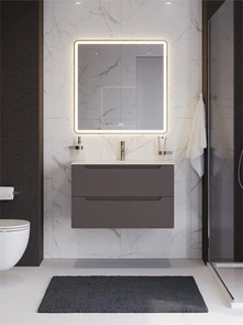 {{photo.Alt || photo.Description || 'Тумба с раковиной подвесная BelBagno ЭТНА (ETNA) 80 Темно-Серый Матовый, раковина LOV-800-LVB'}}