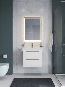 {{photo.Alt || photo.Description || 'Тумба с раковиной подвесная BelBagno ЭТНА (ETNA) 60 Белый Матовый, раковина BB-8078-60'}}