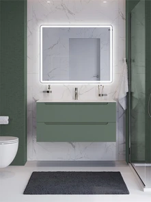 {{photo.Alt || photo.Description || 'Тумба с раковиной подвесная BelBagno ЭТНА (ETNA) 100 Еловый Матовый, раковина LOV-1000-LVB'}}