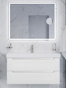 {{photo.Alt || photo.Description || 'Тумба с раковиной подвесная BelBagno ЭТНА (ETNA) 100 Белый Матовый, раковина BB-8078-100'}}