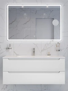 {{photo.Alt || photo.Description || 'Тумба с раковиной подвесная BelBagno ЭТНА (ETNA) 120 Белый Матовый, раковина BB-8099-120'}}