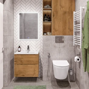 {{photo.Alt || photo.Description || 'Тумба с раковиной подвесная BelBagno ЭТНА (ETNA-H60) 70 Rovere Nature, раковина белая'}}