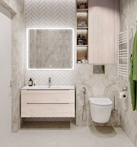 {{photo.Alt || photo.Description || 'Тумба с раковиной подвесная BelBagno ЭТНА (ETNA) 100 Rovere Grigio, раковина белая'}}