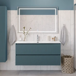 {{photo.Alt || photo.Description || 'Тумба с раковиной подвесная BelBagno ФОРМАТ (UNO) 120 Голубой Матовый, раковина BB-8099-120'}}