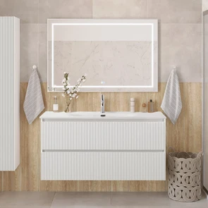 {{photo.Alt || photo.Description || 'Тумба с раковиной подвесная BelBagno ФОРМАТ (UNO) 120 Bianco Opaco, раковина BB-8099-120'}}