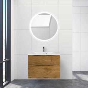 {{photo.Alt || photo.Description || 'Тумба с раковиной подвесная BelBagno МАРИНА (MARINO) 90 Rovere Nature, раковина белая'}}
