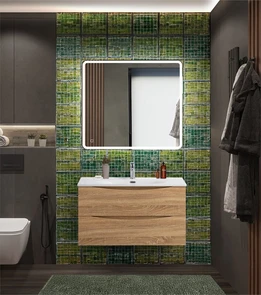{{photo.Alt || photo.Description || 'Тумба с раковиной подвесная BelBagno МАРИНА (MARINO) 90 Rovere Bianco, раковина белая'}}
