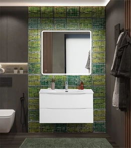 {{photo.Alt || photo.Description || 'Тумба с раковиной подвесная BelBagno МАРИНА (MARINO) 90 Bianco Opaco, раковина белая'}}
