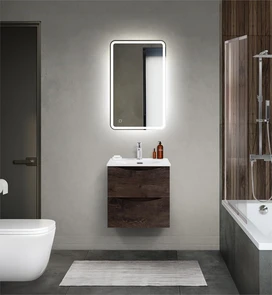{{photo.Alt || photo.Description || 'Тумба с раковиной подвесная BelBagno МАРИНА (MARINO) 50 Rovere Nature Grigio, раковина белая'}}