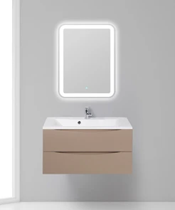 {{photo.Alt || photo.Description || 'Тумба с раковиной подвесная BelBagno МАРИНА (MARINO) 90 Cappuccino Lucido, раковина белая'}}