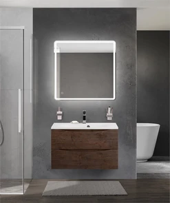 {{photo.Alt || photo.Description || 'Тумба с раковиной подвесная BelBagno МАРИНА (MARINO) 80 Rovere Moro, раковина белая BB800/450-LV-MR-FT'}}