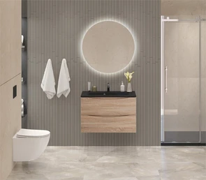 {{photo.Alt || photo.Description || 'Тумба с раковиной подвесная BelBagno МАРИНА (MARINO) 80 Rovere Bianco, раковина чёрная BB800/450-LV-ART-PR-NERO'}}