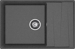 {{photo.Alt || photo.Description || 'GRANFEST Мойка композит LEVEL, GF-LV-760L, чаш+кр 760*500, графит'}}