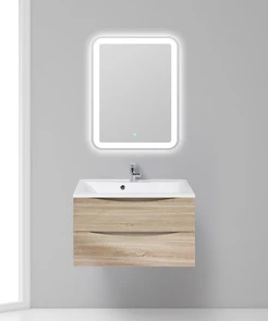 {{photo.Alt || photo.Description || 'Тумба с раковиной подвесная BelBagno МАРИНА (MARINO) 80 Rovere Bianco, раковина белая'}}