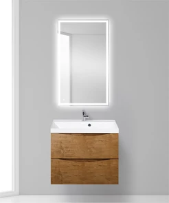 {{photo.Alt || photo.Description || 'Тумба с раковиной подвесная BelBagno МАРИНА (MARINO) 70 Rovere Nature, раковина белая'}}