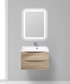 {{photo.Alt || photo.Description || 'Тумба с раковиной подвесная BelBagno МАРИНА (MARINO) 70 Rovere Bianco, раковина белая'}}