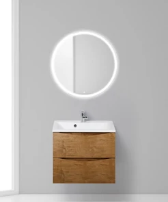 {{photo.Alt || photo.Description || 'Тумба с раковиной подвесная BelBagno МАРИНА (MARINO) 65 Rovere Nature, раковина белая'}}