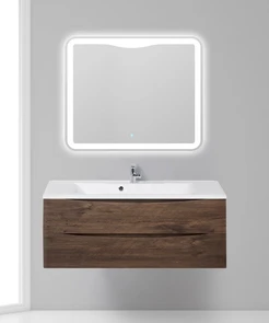 {{photo.Alt || photo.Description || 'Тумба с раковиной подвесная BelBagno МАРИНА (MARINO) 110 Rovere Moro, раковина белая'}}