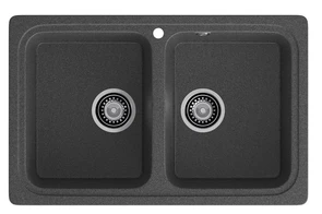{{photo.Alt || photo.Description || 'GRANFEST Мойка композит STANDART GF-S--780K 2 чаши 780*510 мм графит арт.GF-'}}