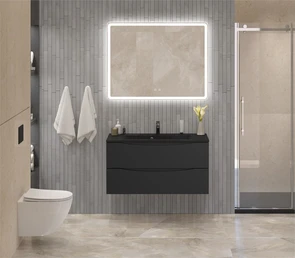 {{photo.Alt || photo.Description || 'Тумба с раковиной подвесная BelBagno МАРИНА (MARINO)100 Nero Lucido, раковина чёрная BB1000/445-LV-ART-PR-NERO'}}