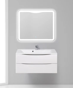 {{photo.Alt || photo.Description || 'Тумба с раковиной подвесная BelBagno МАРИНА (MARINO) 100 Bianco Opaco, раковина белая'}}