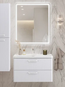 {{photo.Alt || photo.Description || 'Тумба с раковиной подвесная BelBagno ТЕХНО (DUE) 80 Bianco Lucido, ручки белые'}}