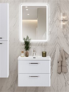 {{photo.Alt || photo.Description || 'Тумба с раковиной подвесная BelBagno ТЕХНО (DUE) 50 Белый металлик, ручки - Матовый атласный никель'}}