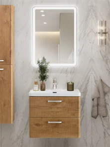 {{photo.Alt || photo.Description || 'Тумба с раковиной подвесная BelBagno ТЕХНО (DUE) 50 Rovere Nature, ручки - Хром полированный'}}