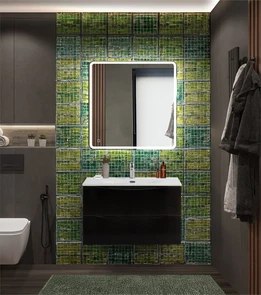 {{photo.Alt || photo.Description || 'Тумба с раковиной подвесная BelBagno МАРИНА (MARINO) 80 Nero Lucido, раковина белая'}}