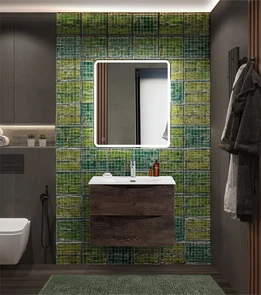 {{photo.Alt || photo.Description || 'Тумба с раковиной подвесная BelBagno МАРИНА (MARINO) 70 Rovere Nature Grigio, раковина белая'}}