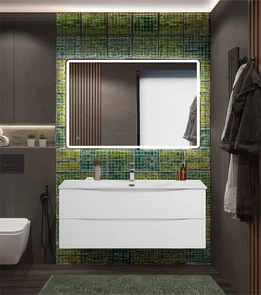 {{photo.Alt || photo.Description || 'Тумба с раковиной подвесная BelBagno МАРИНА (MARINO) 120 Bianco Opaco, раковина белая'}}