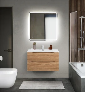 {{photo.Alt || photo.Description || 'Тумба с раковиной подвесная BelBagno МАРИНА (MARINO) 80 Rovere Bianco, раковина белая'}}