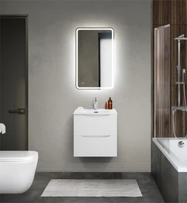 {{photo.Alt || photo.Description || 'Тумба с раковиной подвесная BelBagno МАРИНА (MARINO) 50 Bianco Opaco, раковина белая'}}