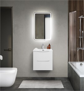 {{photo.Alt || photo.Description || 'Тумба с раковиной подвесная BelBagno МАРИНА (MARINO) 50 Bianco Lucido, раковина белая'}}