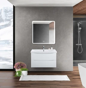 {{photo.Alt || photo.Description || 'Тумба с раковиной подвесная BelBagno МАРИНА (MARINO) 80 Bianco Opaco, раковина белая'}}