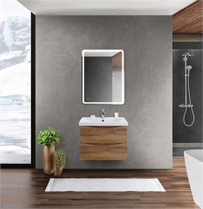 {{photo.Alt || photo.Description || 'Тумба с раковиной подвесная BelBagno МАРИНА (MARINO) 60 Rovere Rustico, раковина белая'}}