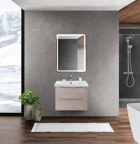 {{photo.Alt || photo.Description || 'Тумба с раковиной подвесная BelBagno МАРИНА (MARINO) 60 Rovere Grigio, раковина белая'}}