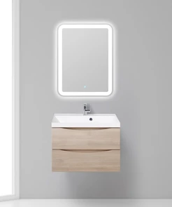 {{photo.Alt || photo.Description || 'Тумба с раковиной подвесная BelBagno МАРИНА (MARINO) 70 Rovere Grigio, раковина белая'}}
