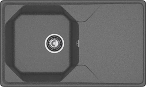 {{photo.Alt || photo.Description || 'GRANFEST Мойка композит UNIQUE, GF-U-840L, чаш+кр 840*500, графит'}}