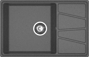 {{photo.Alt || photo.Description || 'GRANFEST Мойка композит VERTEX, GF-V-780L, чаш+кр 780*500, графит'}}