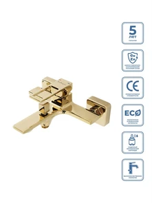 {{photo.Alt || photo.Description || 'LUCE Смеситель для ванны и душа, золото LUC-VAS-ORO'}}