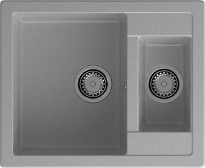 {{photo.Alt || photo.Description || 'GRANFEST Мойка композит QUADRO GF-Q--610K 1.5-чаши. 610*500мм серый арт.GF-'}}