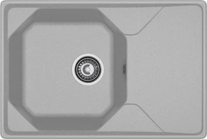 {{photo.Alt || photo.Description || 'GRANFEST Мойка композит UNIQUE, GF-U-740L, чаш+кр 740*500, серый'}}