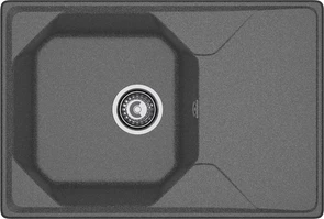 {{photo.Alt || photo.Description || 'GRANFEST Мойка композит UNIQUE, GF-U-740L, чаш+кр 740*500, графит'}}