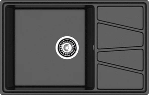 {{photo.Alt || photo.Description || 'GRANFEST Мойка композит VERTEX, GF-V-780L, чаш+кр 780*500, черный'}}