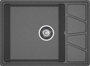 {{photo.Alt || photo.Description || 'GRANFEST Мойка композит VERTEX, GF-V-680L, чаш+кр 680*500, графит'}}