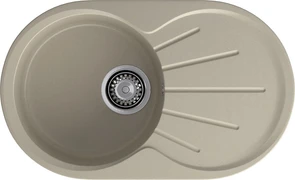 {{photo.Alt || photo.Description || 'GRANFEST Мойка композит RONDO GF-R--750L чаша с крылом 750*460мм  топаз арт.GF-'}}