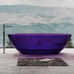 {{photo.Alt || photo.Description || 'Прозрачная ванна ABBER Kristall AT9702Amethyst фиолетовая'}}