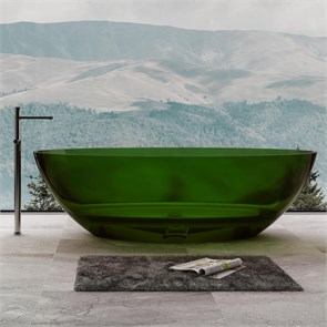 {{photo.Alt || photo.Description || 'Прозрачная ванна ABBER Kristall AT9702Emerald зеленая'}}