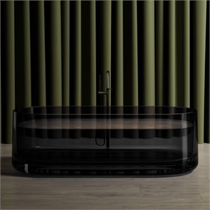 {{photo.Alt || photo.Description || 'Прозрачная ванна ABBER Kristall AT9708Onyx черная'}}